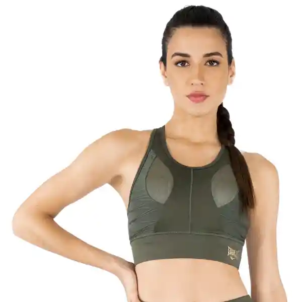 Everlast Top Deportivo Polyspx Hulk Khaki Feminino Talla XS