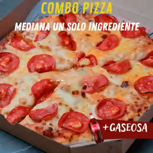 Combo Pizza 1 Ingrediente +Gaseosa 1.5