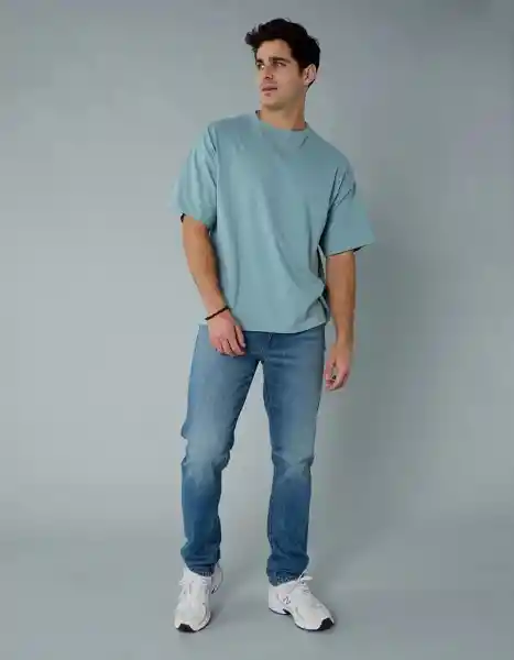 Camiseta Hombre Verde Talla: MEDIUM 3664333 American Eagle