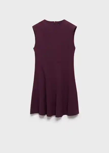 Vestido Cati Burdeos Talla M Mujer Mango