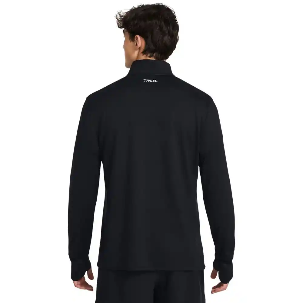 Under Armour Buzo Run Trail Quarter Zip Hombre Negro SM