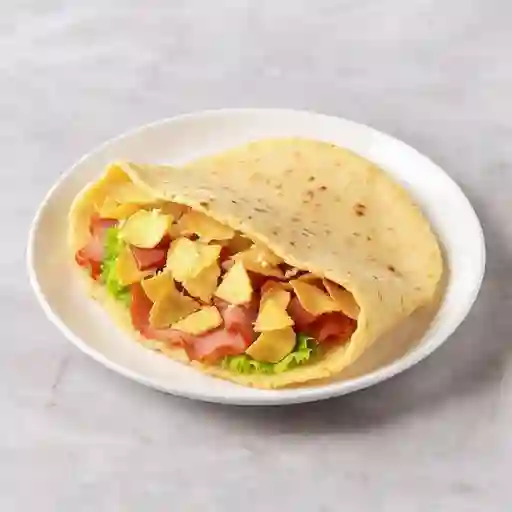 Arepa con Jamón