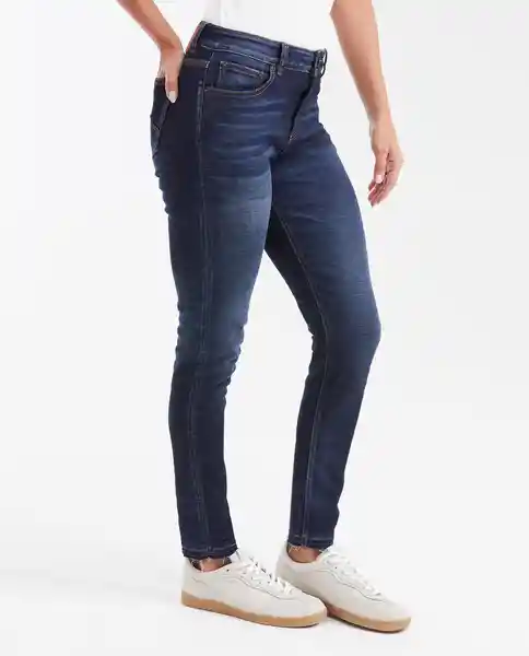 Jean Cosmo Femenino Azul Tono Ultra Oscuro Talla 10 Chevignon