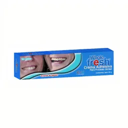 Whole Fresh Crema Adhesiva para Prótesis Dental sin Sabor