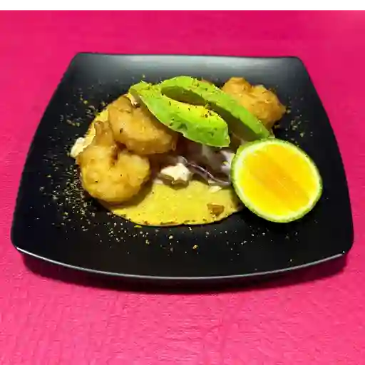 Taco camarón rebozado