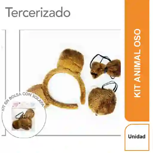Set Disfraz Animal Oso