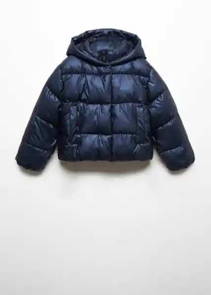 Abrigo Anorak Kate Navy Talla 12 Niña Mango