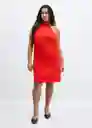 Vestido Bobiet Rojo Talla L Mujer Mango