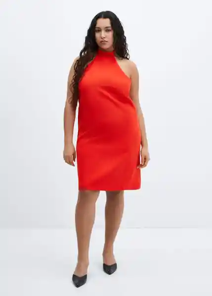 Vestido Bobiet Rojo Talla L Mujer Mango