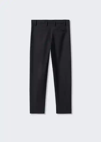 Pantalón Ralfp Negro Talla 08 Niños Mango