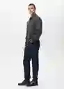 Buzo Sudadera Bola Gris Oscuro Vigore Talla M Hombre Mango