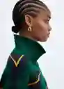 Jersey Mosco Verde Talla S Mujer Mango