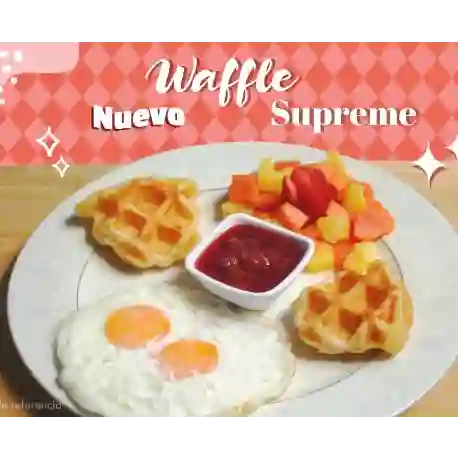 Desayuno Waffle