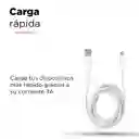 Lightning Cable De Carga Sync 3A Blanco 2M