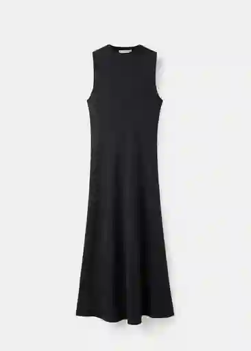 Vestido Leti Negro Talla M Mujer Mango