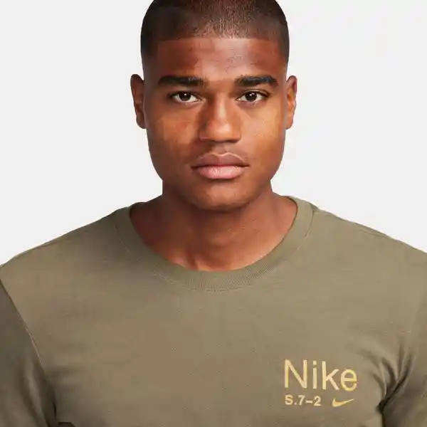 Nike Camiseta M Df Tee Dye Ho23 Hombre Verde T.M Ref: FN0837-325