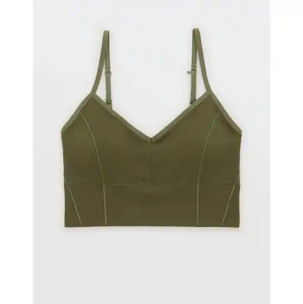 Top Deportivo Aerie Verde Talla LARGE American Eagle