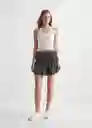 Falda Pals Negro Talla 21 Mango Teen Girl Mango