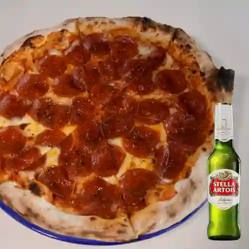 Combo Pepperoni + Stella Artois 335 ml