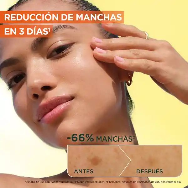 Garnier Express Aclara Anti Manchas Sérum Vitamina C Día