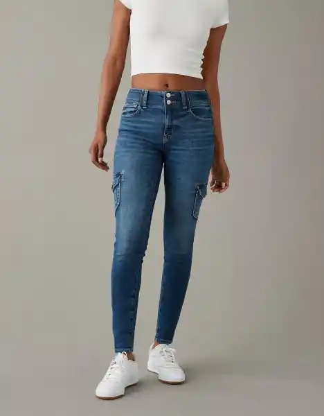 Jean Jegging Mujer Azul Talla 6 American Eagle