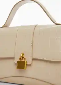 Bolso P Victoria Off White Mujer Mango