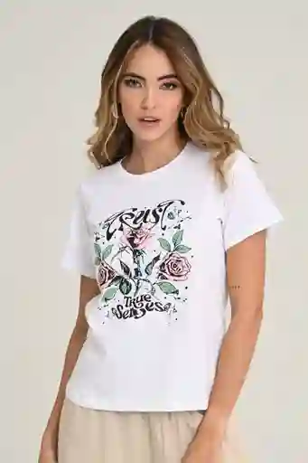 Camiseta Trust Color Blanco Talla L Ragged