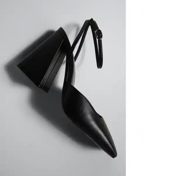 Zapato Disco Negro Talla 36 Mujer Mango