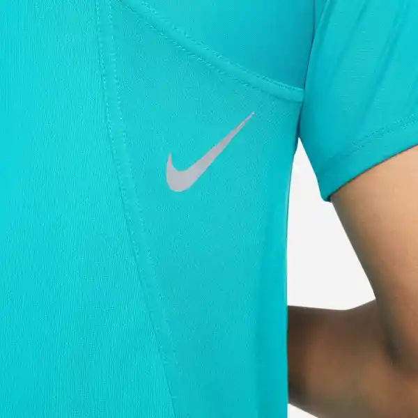 Nike Camiseta Fast Dri-Fit ss Top Para Mujer Azul Talla XS