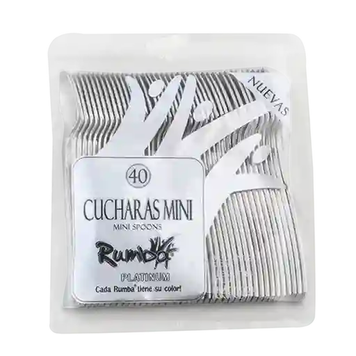 Rumba Cuchara Plástica Platinum Mini