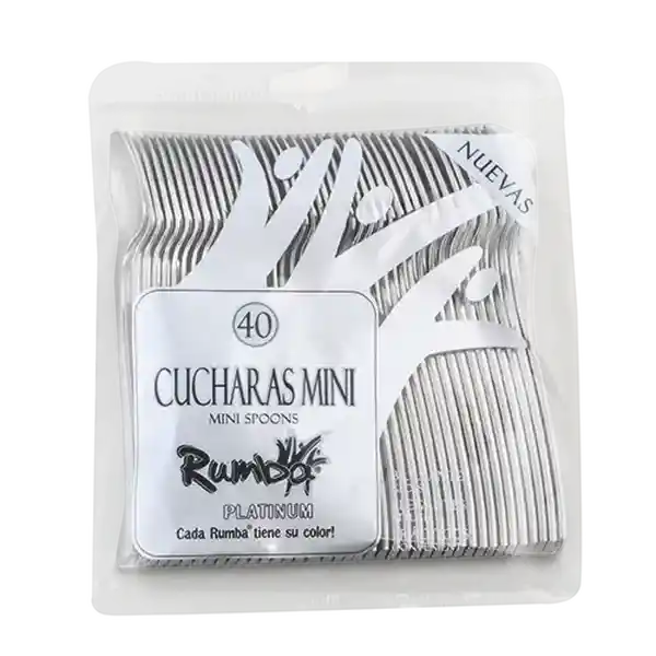 Rumba Cuchara Plástica Platinum Mini