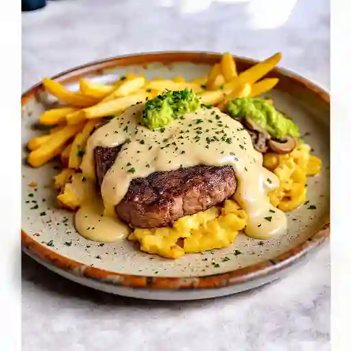 Baby Beef Con Champinones