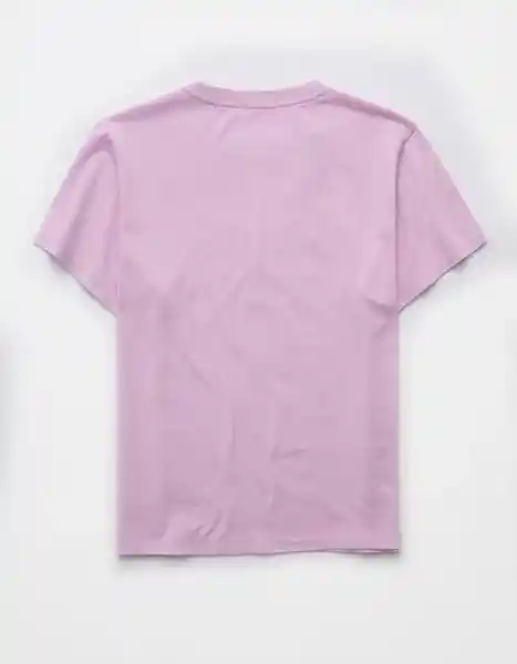 Camiseta Mujer Morado Talla SMALL 9931580 American Eagle