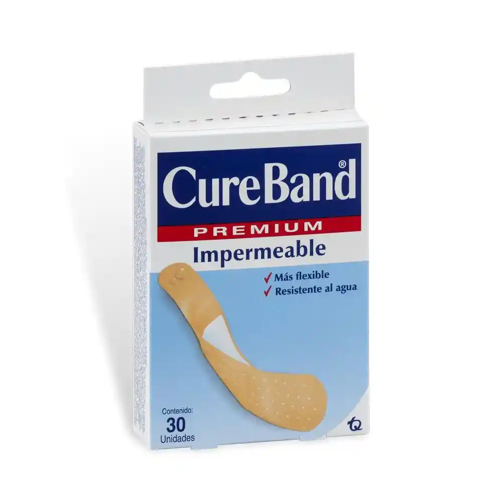 Curas Premium Impermeables CureBand 30 Und