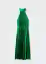 Vestido Leaf Verde Talla XL Mujer Mango