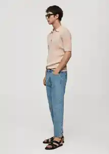 Jean Ben Dirty Claro Talla 44 Hombre Mango