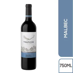 Vino Tinto TRAPICHE Malbec  Botella 750 Ml