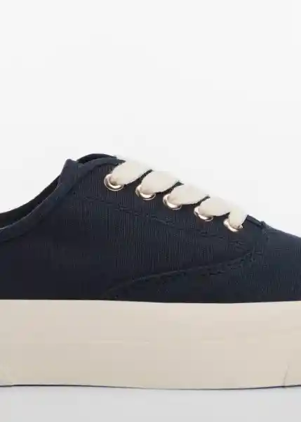 Zapatos Deportivo Cngodov Navy Talla 37 Mujer Mango