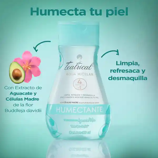 Teatrical Agua Micelar Aguacate Humectante
