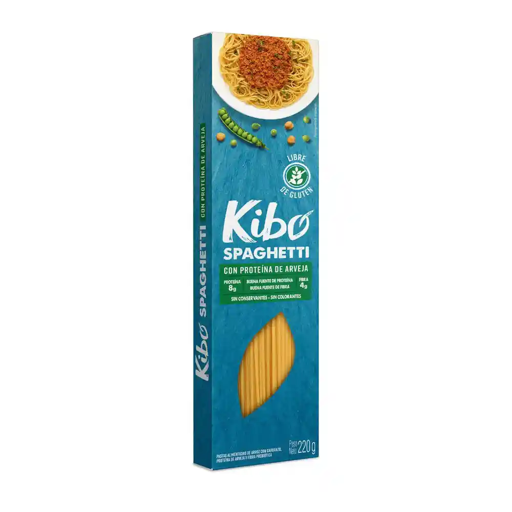 Kibo Spaghetti con Proteína de Arveja Libre de Gluten
