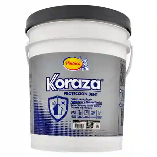 Koraza Pintura de Acabado de Exterior 5 Años Ultra Blanco