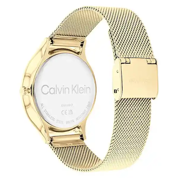 Reloj Timeless Para Mujer Color Dorado 2H 25200003 Calvin Klein