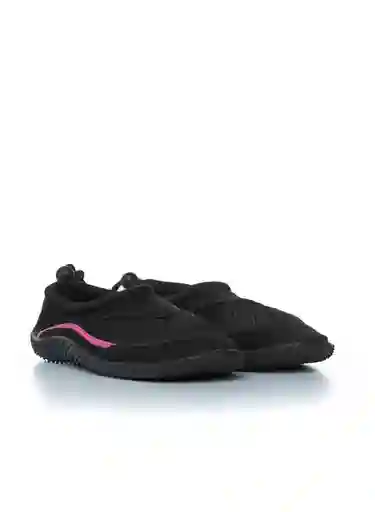 People Zapatos Aquashoes Para Mujer Color Negro / Fucsia Talla 39