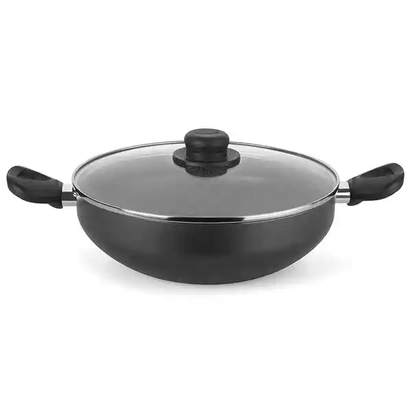 Multiflon Sartén Wok Superior Con Tapa Gris 28 cm