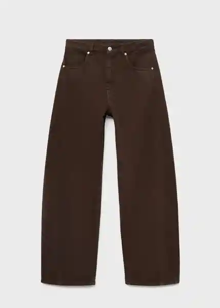 Jean Charlot Chocolate Talla 46 Mujer Mango