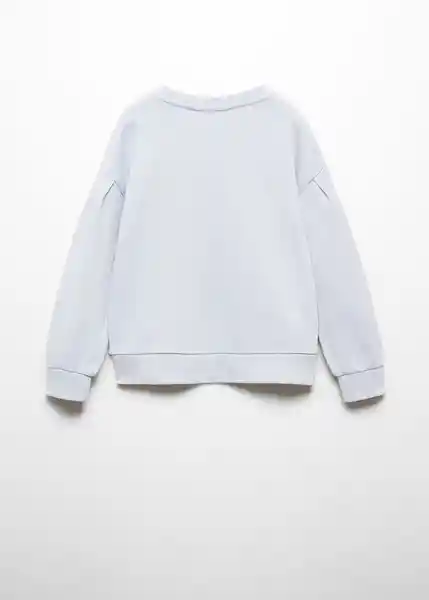 Sudadera Emme Niñas Celeste Talla 6 Mango