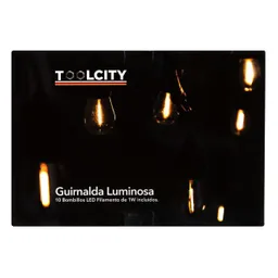 Toolcity Guirnalda Decorativa Con 10 Luces TC-10LV