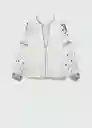 Camisa Proli Off White Talla S Mujer Mango