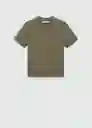 Jersey Basic Khaki Talla XS Mujer Mango