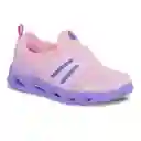 Los Gomosos Tenis Con Luces Trebic Niña Rosado Talla 30